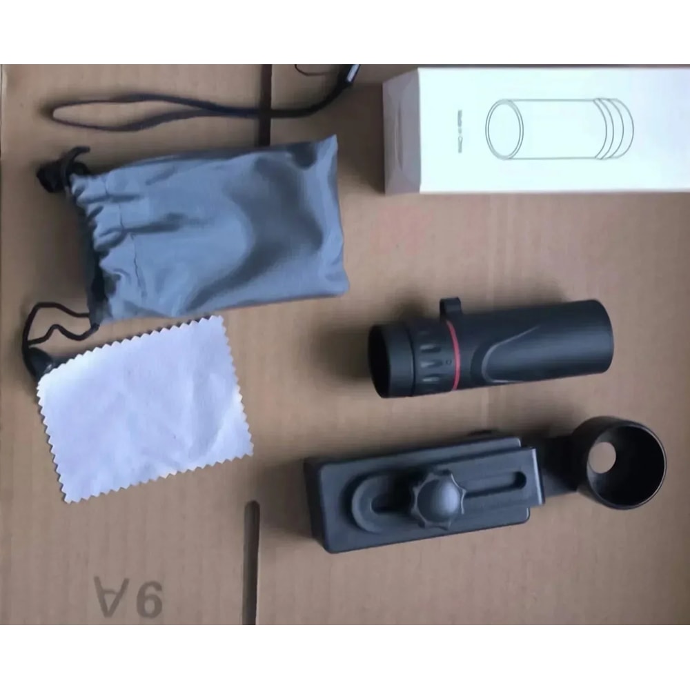 Outdoor HD Monocular Telescope with Holder Perfect for Camping, Hunting, and Birdwatching