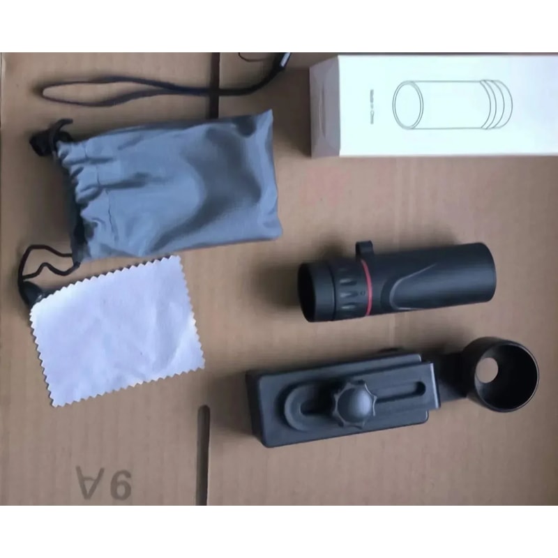 Outdoor HD Monocular Telescope with Holder Perfect for Camping, Hunting, and Birdwatching
