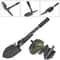 Multi-Purpose Foldable Shovel with Compass Perfect for Camping, Hiking, Gardening