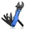 Multifunctional Outdoor Camping Wrench Tool Adjustable Wrench, Folding Knife, and Saw for EDC Use