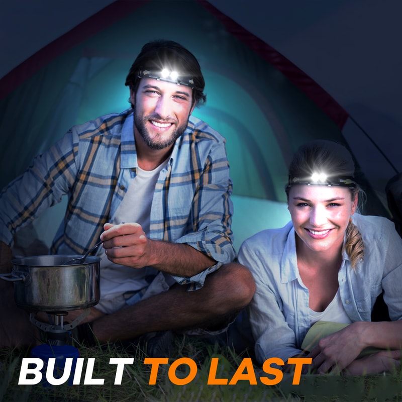 USB Rechargeable Powerful LED Headlamp With High Lumens 4