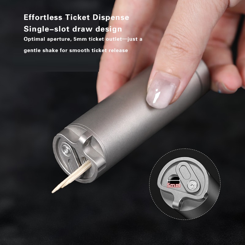 Titanium Alloy Waterproof Medicine Bottle Multi-Functional Travel Storage Case, EDC Tool for Outdoor Adventures