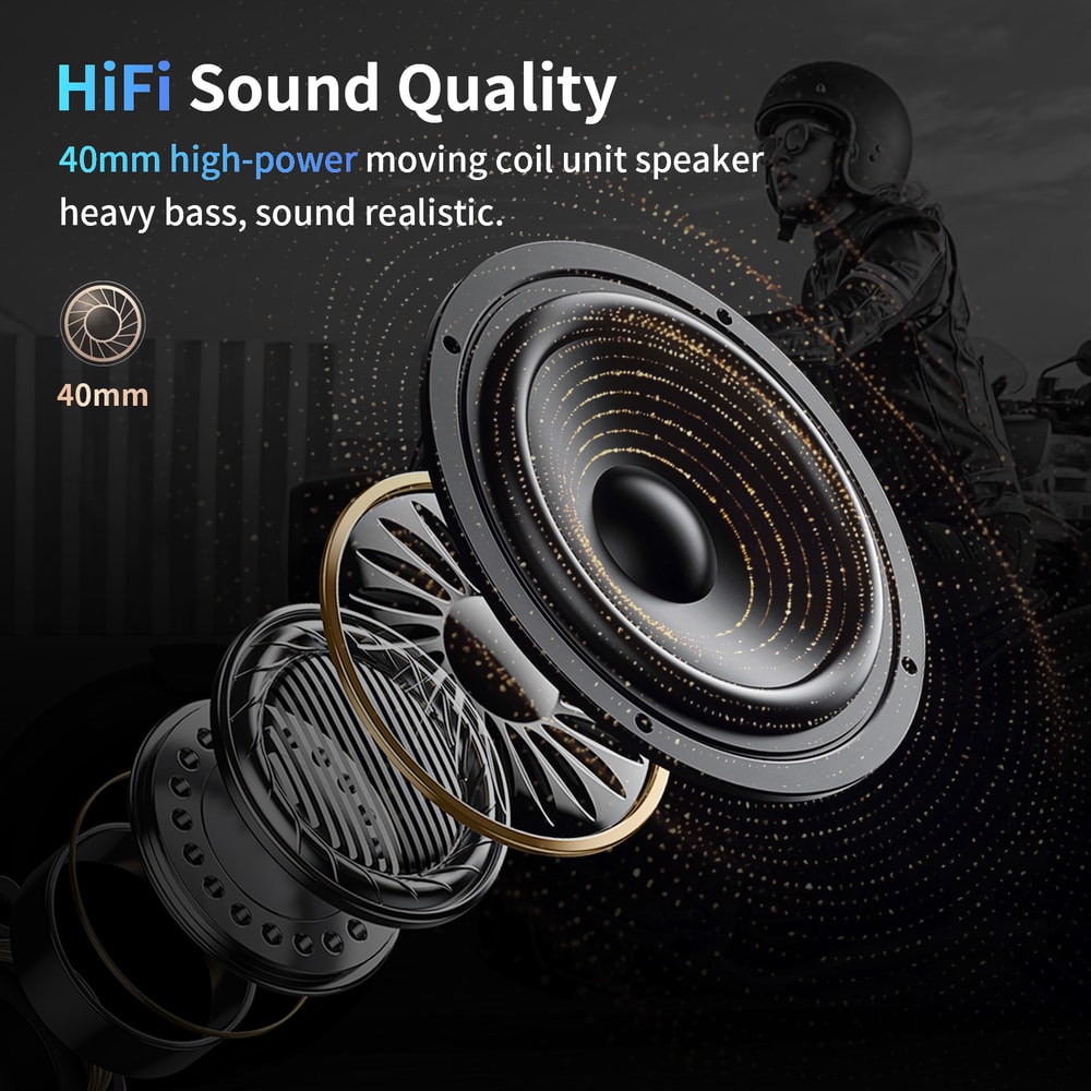 Bluetooth Motorcycle Intercom Headset Wireless Communication For Helmets Easy Setup And Clear Soun 3