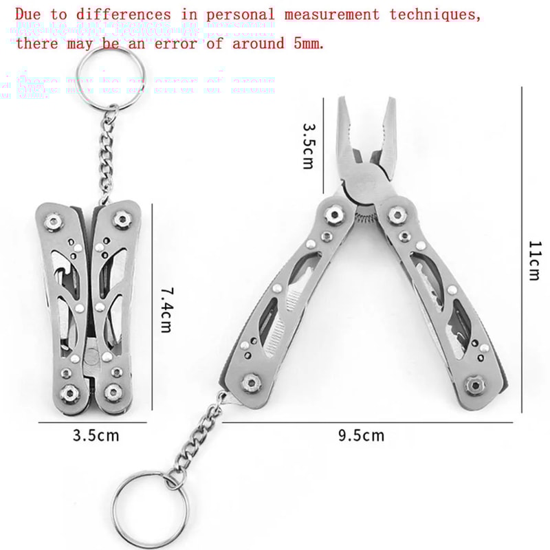 Mini Portable Multi-tool Pocket Knife – Compact Survival & Tactical Repair Tool for Outdoors & Emergency Use