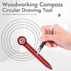 high precision woodworking drawing compass & hole ruler tool for accurate marking and measurement
