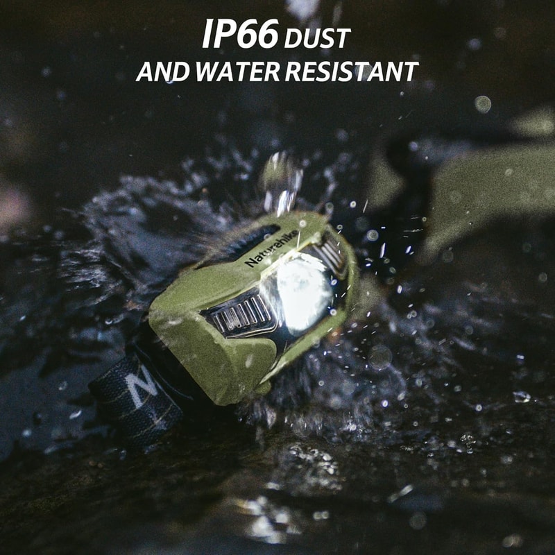 Portable Waterproof Flashlight SOS Emergency Light For Night Fishing Camping Headlight 4