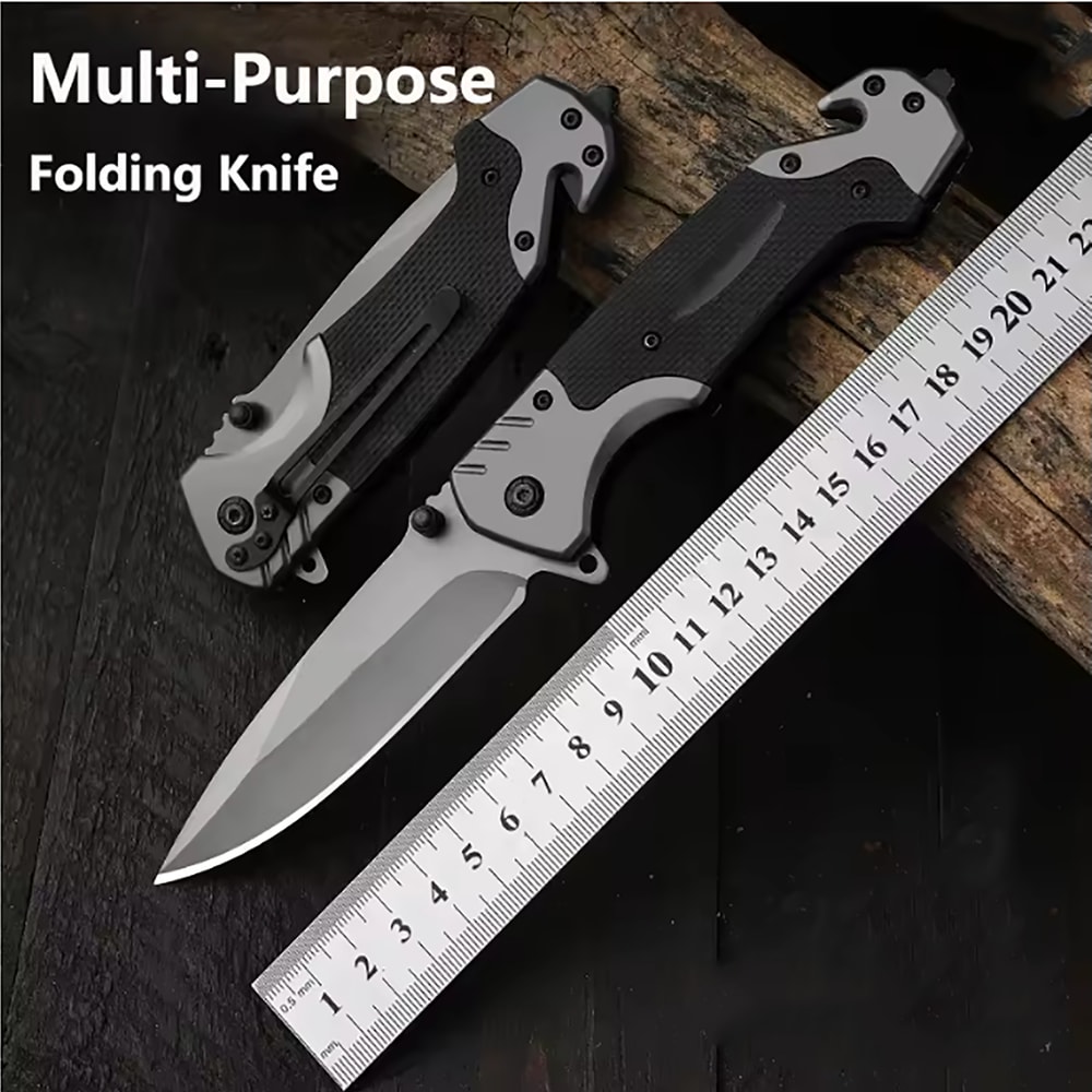 Men's EDC Pocket Knife Folding Tactical Knife for Outdoor Survival, Camping, and Hunting