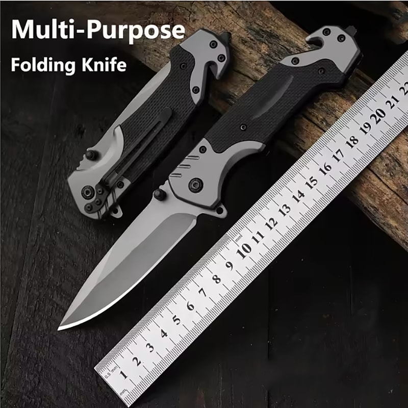 Men's EDC Pocket Knife Folding Tactical Knife for Outdoor Survival, Camping, and Hunting
