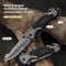 Men's EDC Pocket Knife Folding Tactical Knife for Outdoor Survival, Camping, and Hunting