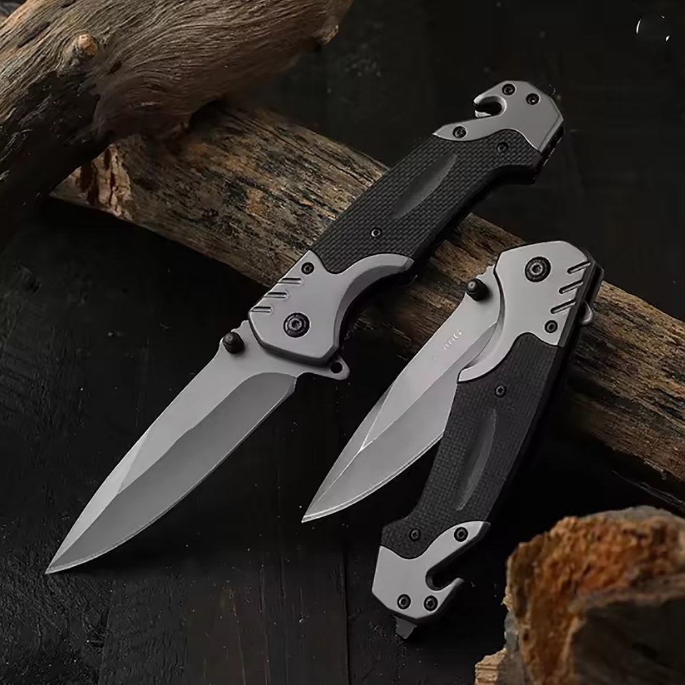 Men's EDC Pocket Knife Folding Tactical Knife for Outdoor Survival, Camping, and Hunting