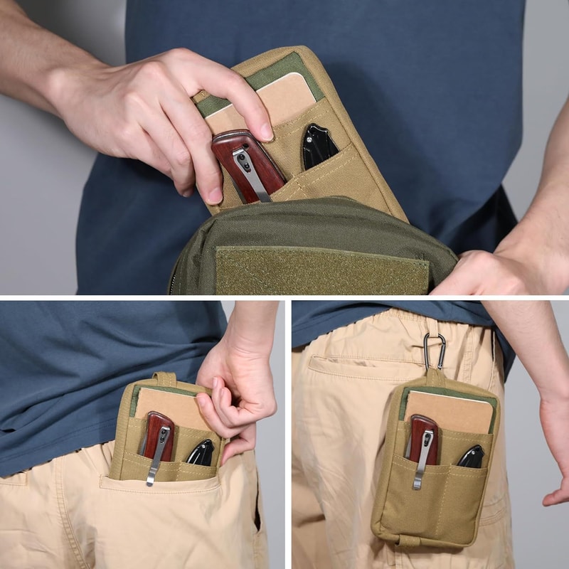 Compact Tactical EDC Pouch Organizer Durable Everyday Carry Utility Bag 4