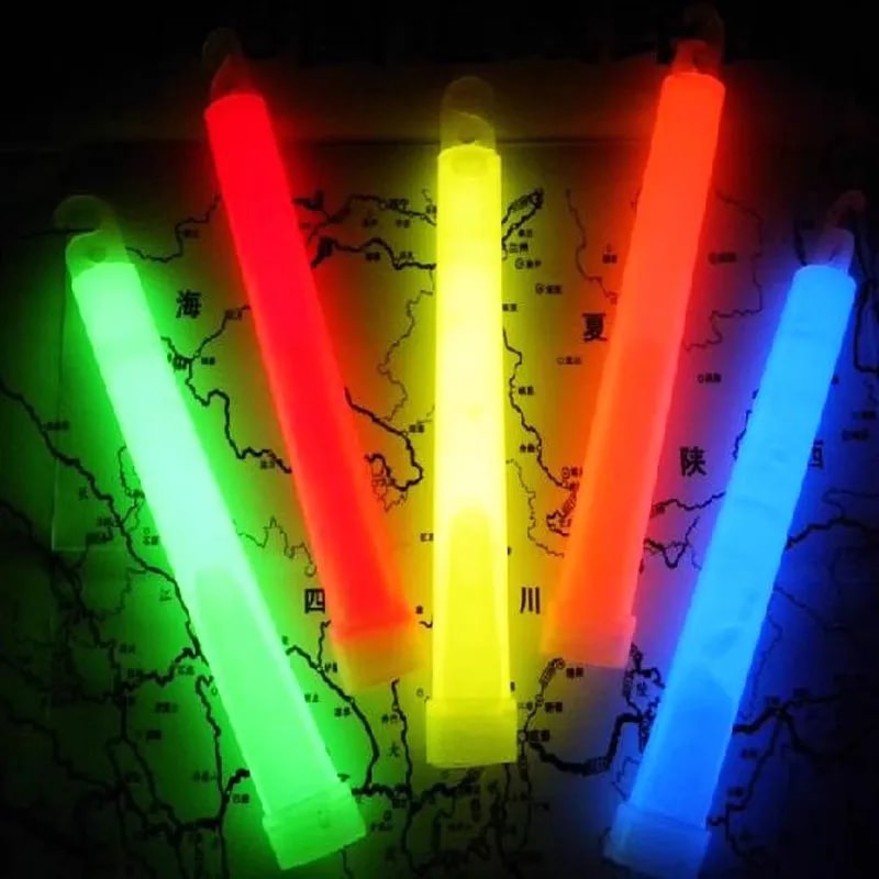 GlowBright LED Glow Sticks for Camping Emergencies and Festival Party Lights