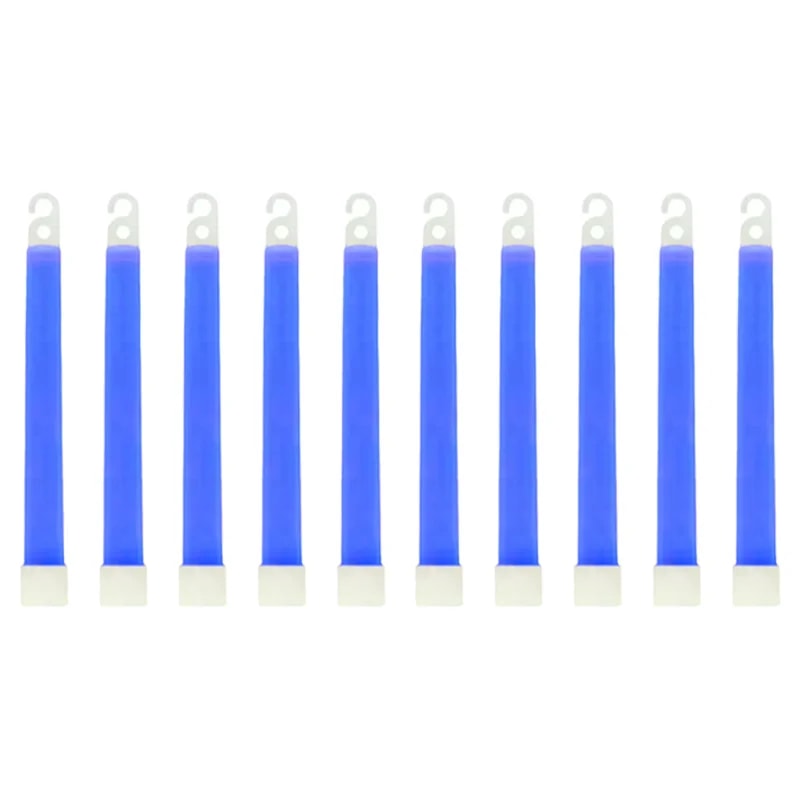 GlowBright LED Glow Sticks for Camping Emergencies and Festival Party Lights