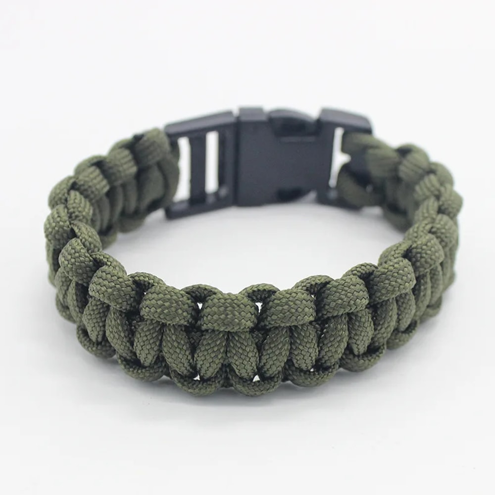 Paracord Survival Bracelet with Emergency Rope Outdoor EDC Gear