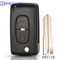 Premium Flip Remote Key Case for Peugeot Citroen C-Crosser & Aircross