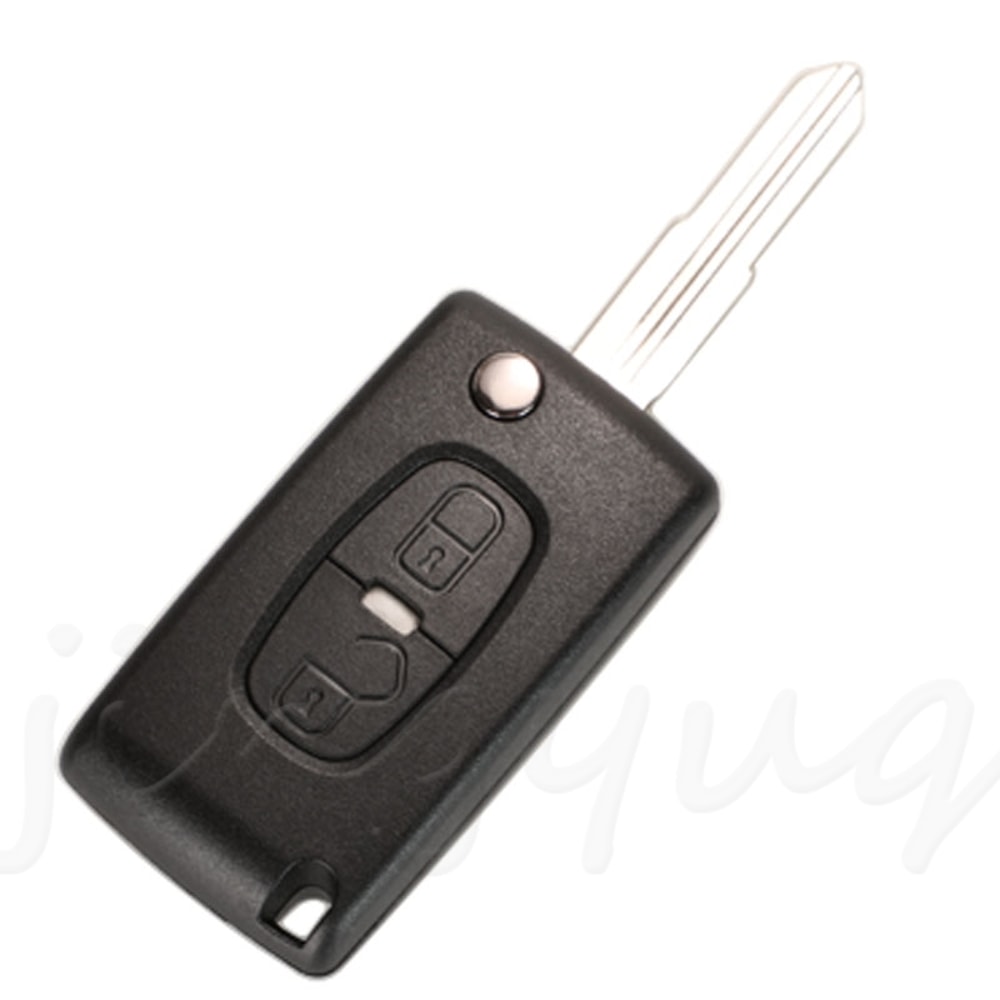Premium Flip Remote Key Case for Peugeot Citroen C-Crosser & Aircross