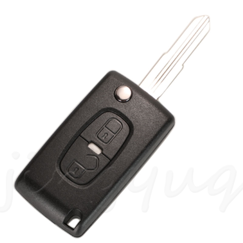 Premium Flip Remote Key Case for Peugeot Citroen C-Crosser & Aircross