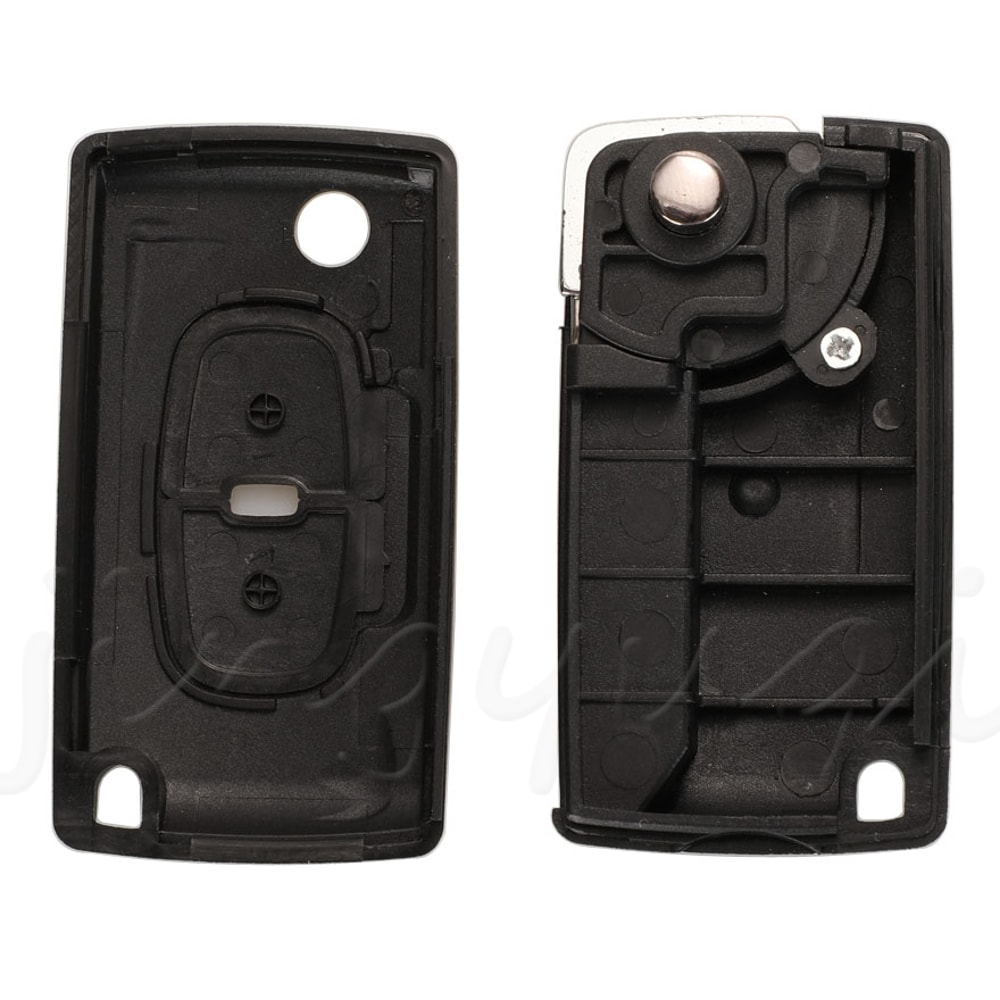 Premium Flip Remote Key Case for Peugeot Citroen C-Crosser & Aircross