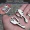 Original Key Shaped Pocket Tool Stainless Steel Multitool Keychain