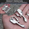 Original Key Shaped Pocket Tool Stainless Steel Multitool Keychain