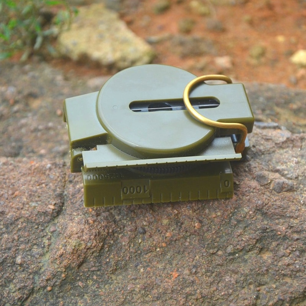 Waterproof High Precision Hiking Compass with Military Metal Sight