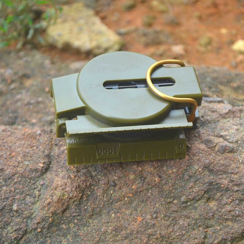 Waterproof High Precision Hiking Compass with Military Metal Sight