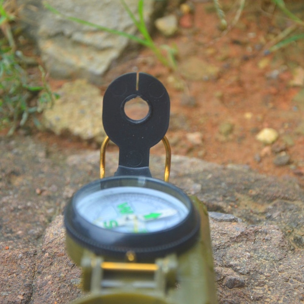 Waterproof High Precision Hiking Compass with Military Metal Sight