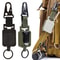 Steel Wire Retractable Key Holder With Molle Backpack Hook For Outdoor Use 0