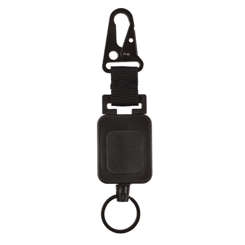 Steel Wire Retractable Key Holder With Molle Backpack Hook For Outdoor Use 6