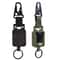 Steel Wire Retractable Key Holder With Molle Backpack Hook For Outdoor Use 5