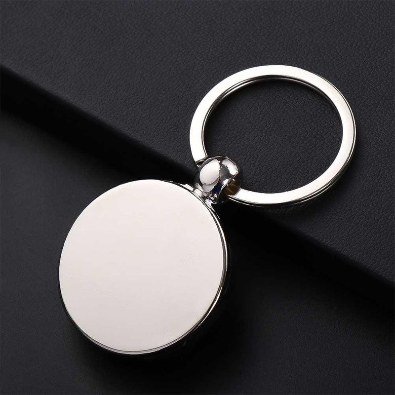 Mini Survival Compass Keychain with Carabiner Outdoor Emergency Tool