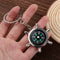 Mini Survival Compass Keychain with Carabiner Outdoor Emergency Tool
