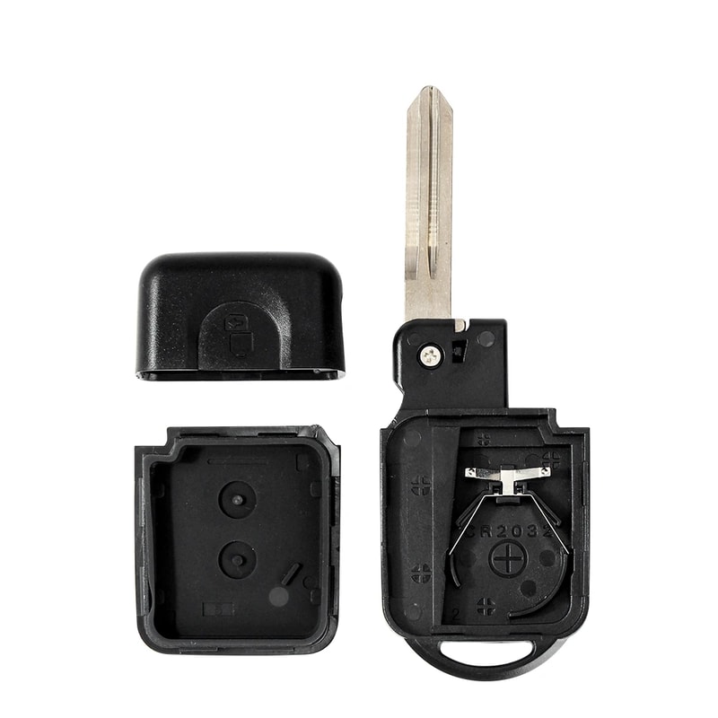 Remote Car Key Shell For Nissan Micra Xtrail Qashqai Juke Uncut Blade Replacement 1