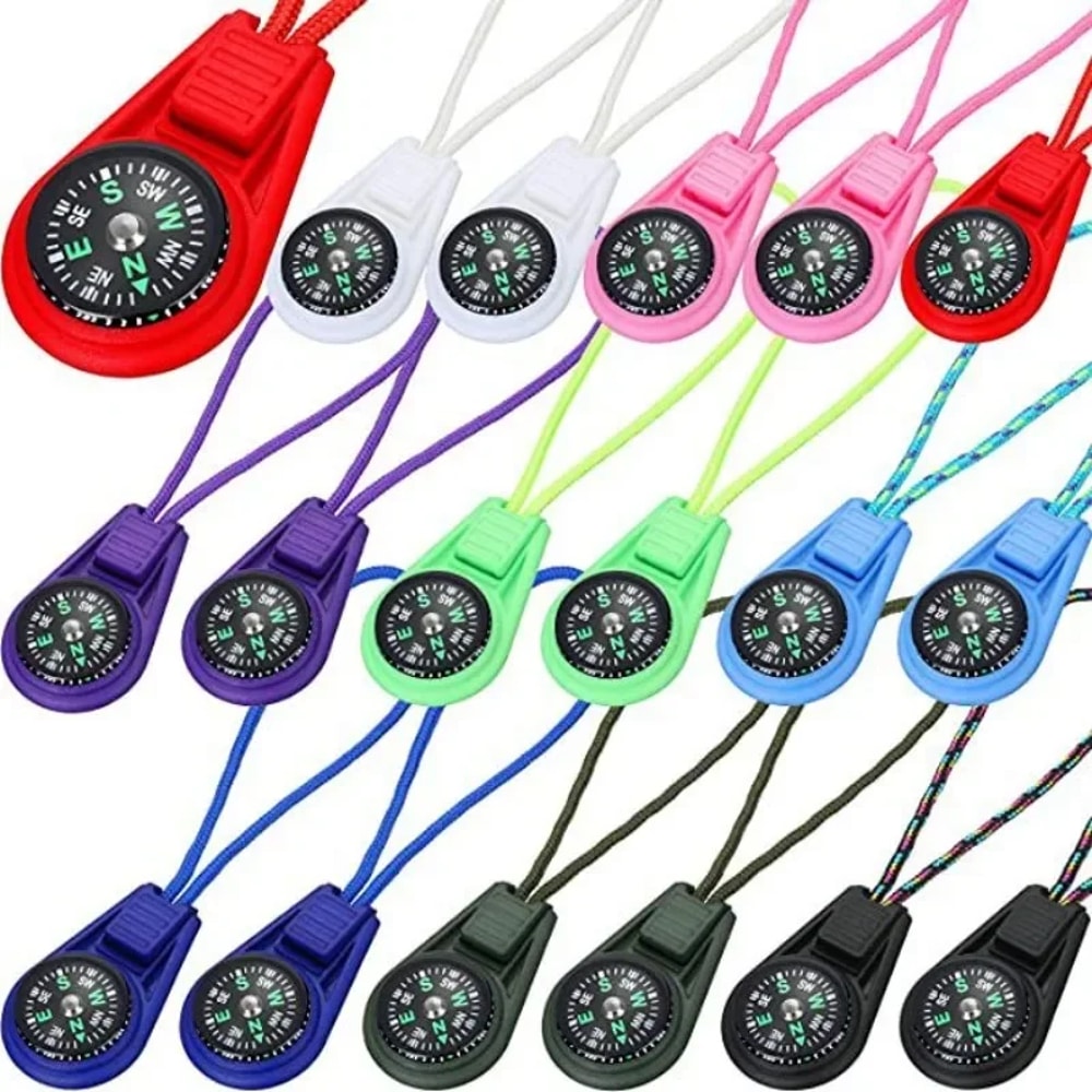 Mini Tactical Compass Keychain for Outdoor Survival, Camping, Hiking, and Travel