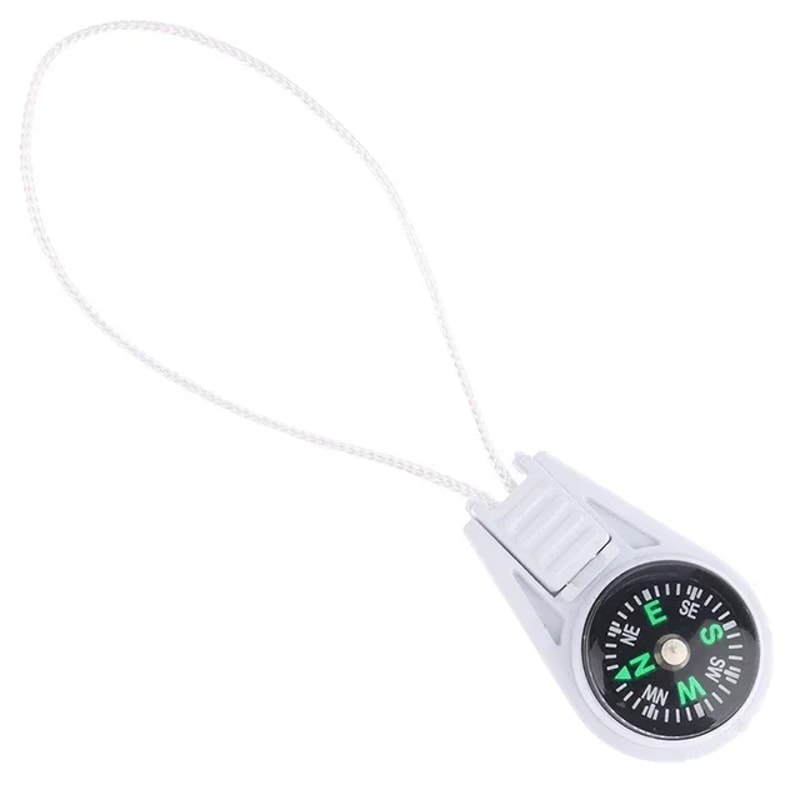 Mini Tactical Compass Keychain for Outdoor Survival, Camping, Hiking, and Travel