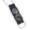 Mini Survival Carabiner Clip with Compass Thermometer Keychain for Hiking Camping Gear