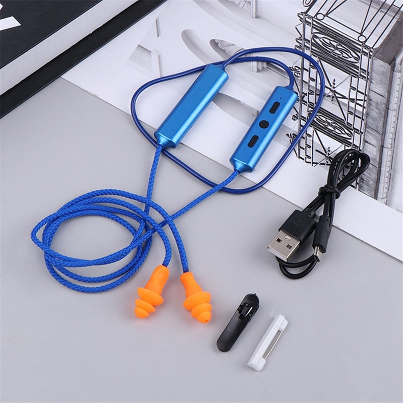 Bluetooth Earplug Headphones with Noise Reduction for Work Safety and Hearing Protection