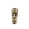 Easter Island Moai EDC lanyard bead Brass Paracord Knife Pendant Survival Accessory