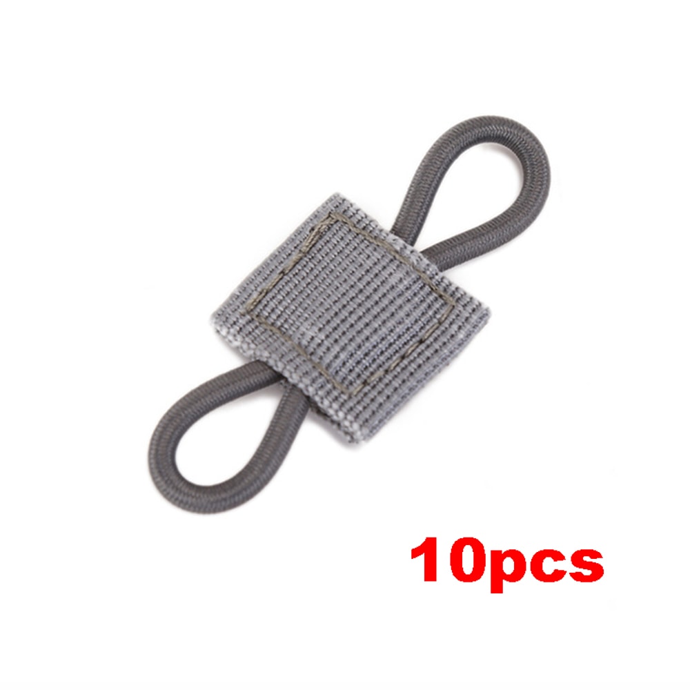 Tactical MOLLE Elastic Strap Webbing Retainer for Gear Attachment and Secure Carry