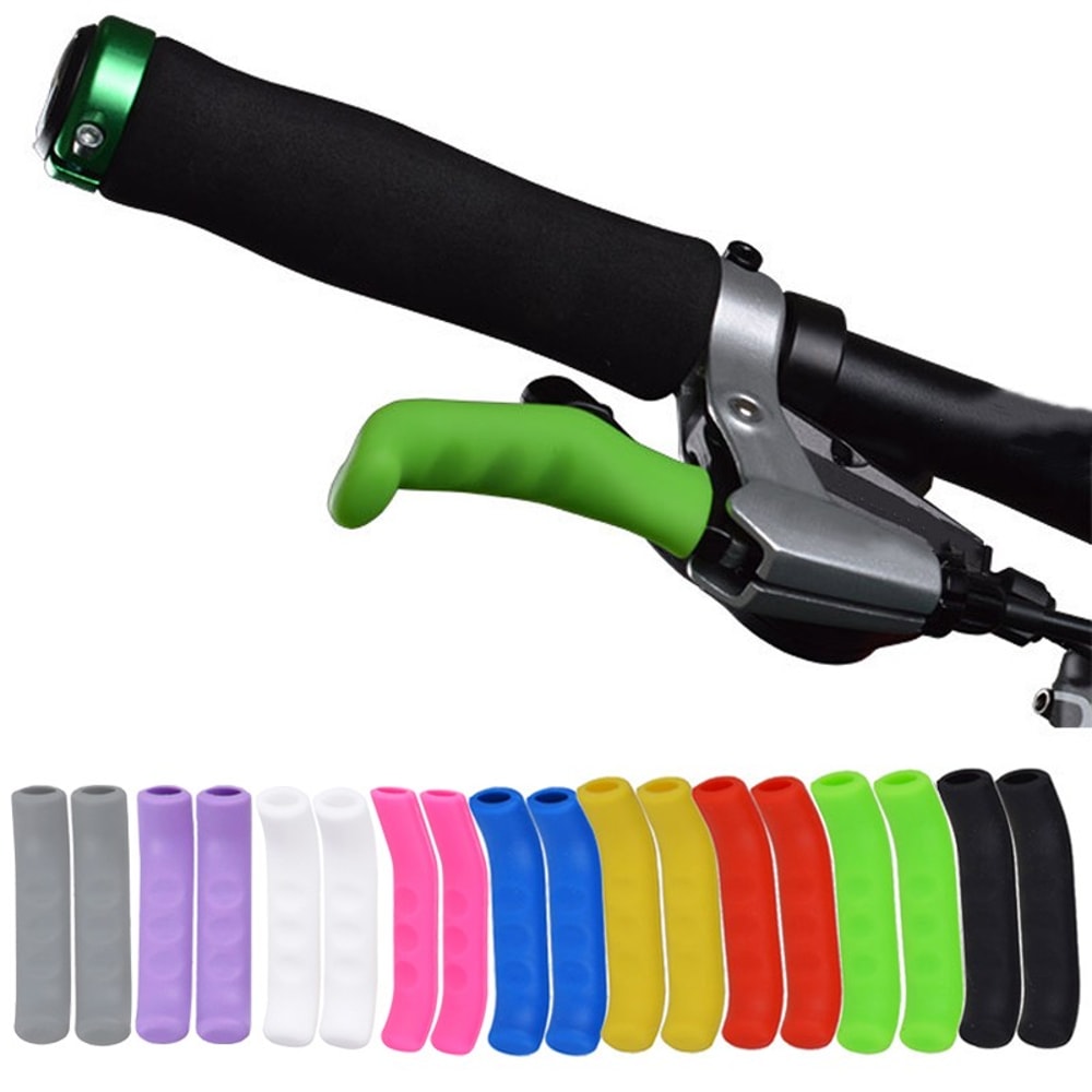 Silicone Bicycle Brake Lever Covers Anti Slip MTB Road Bike Handle Protector Sleeves 1