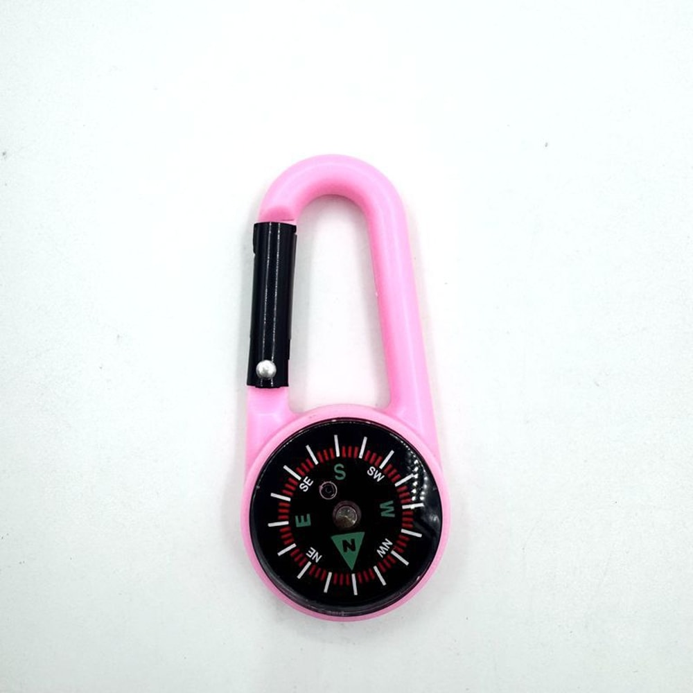 Outdoor Survival Backpack Buckle Compass Clip Portable Hiking Navigation Gear 2