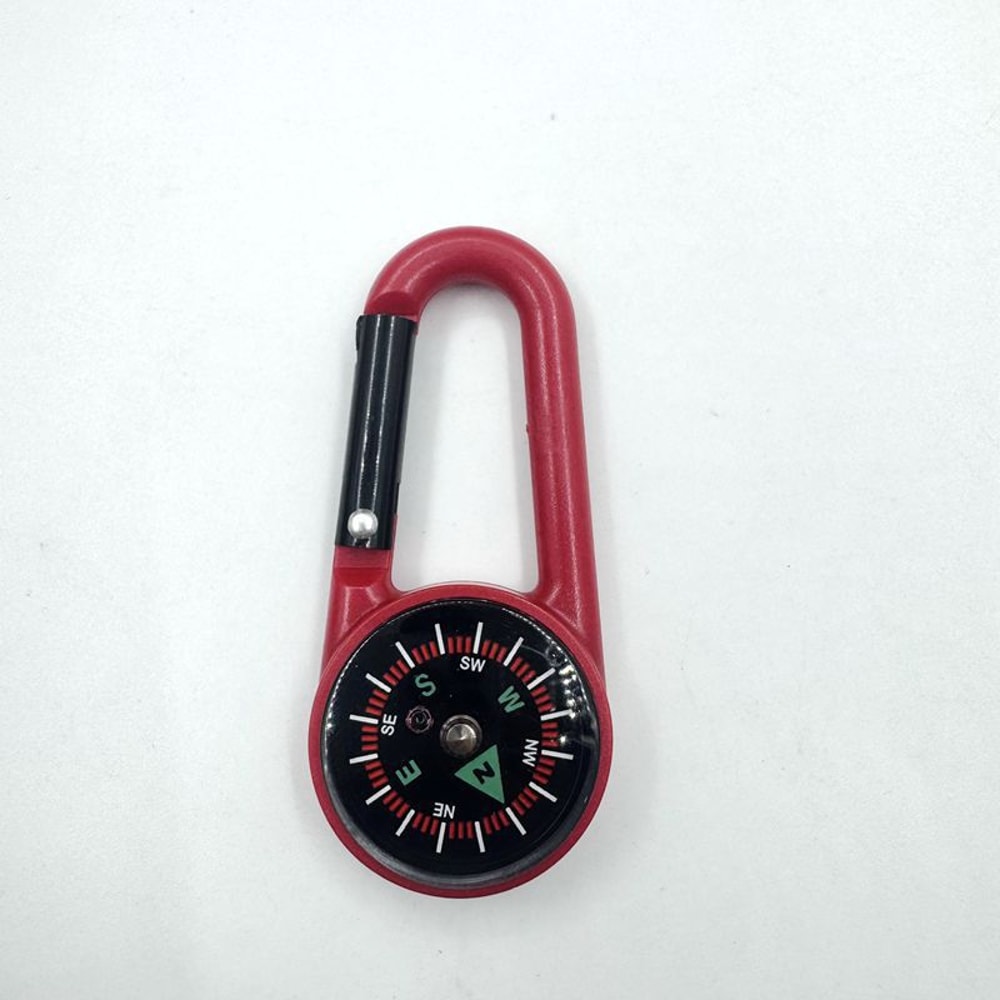 Outdoor Survival Backpack Buckle Compass Clip Portable Hiking Navigation Gear 4