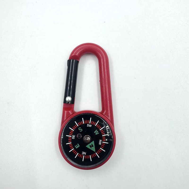 Outdoor Survival Backpack Buckle Compass Clip Portable Hiking Navigation Gear 4