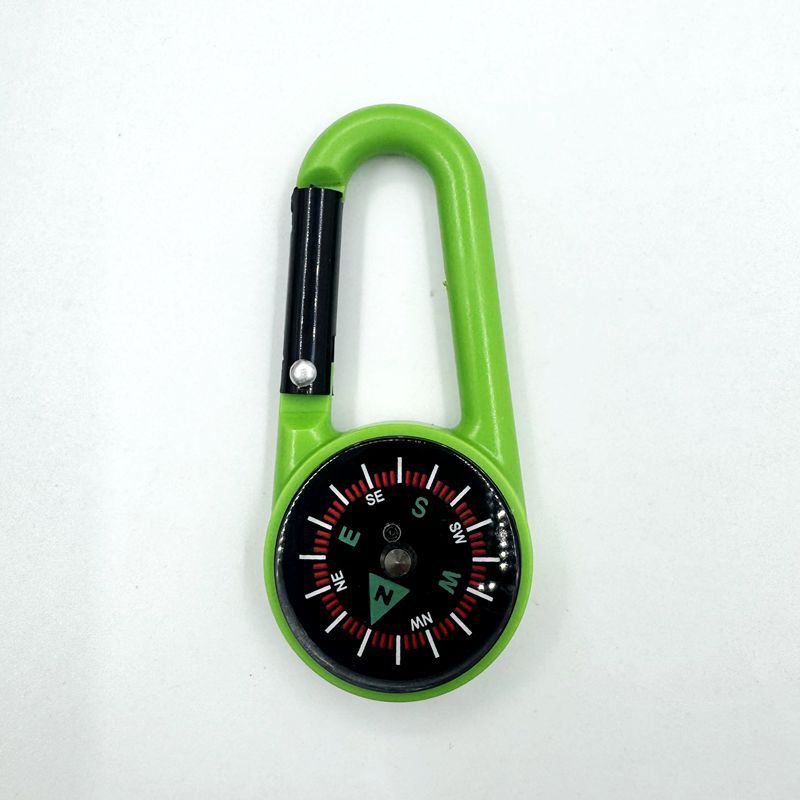 Outdoor Survival Backpack Buckle Compass Clip Portable Hiking Navigation Gear 6