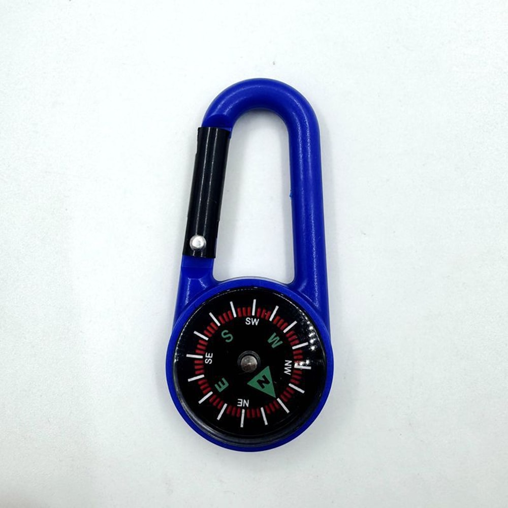 Outdoor Survival Backpack Buckle Compass Clip Portable Hiking Navigation Gear 7