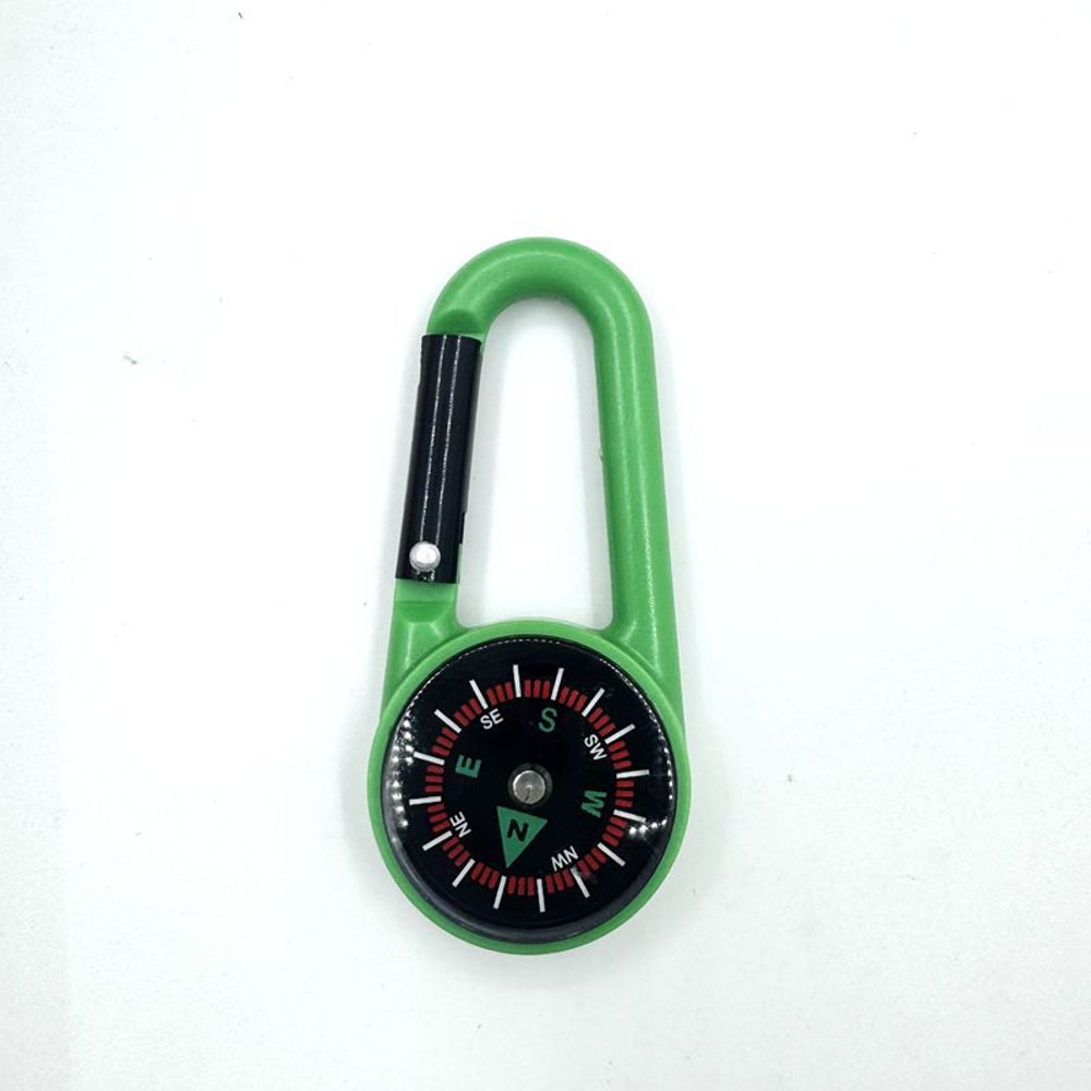 Outdoor Survival Backpack Buckle Compass Clip Portable Hiking Navigation Gear 9