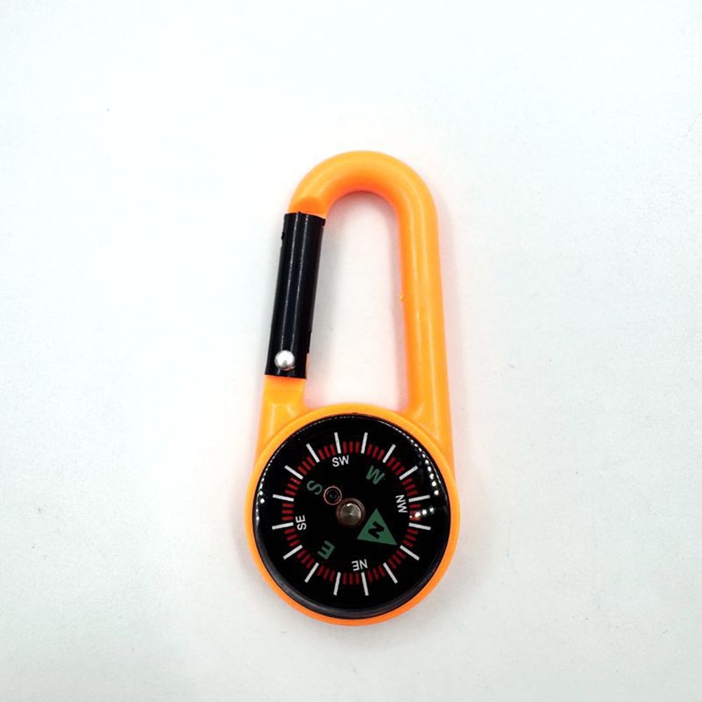 Outdoor Survival Backpack Buckle Compass Clip Portable Hiking Navigation Gear 10