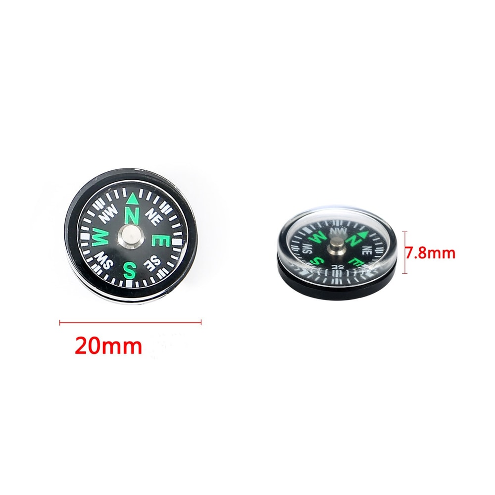 Portable Mini Compass for Hiking and Camping Navigation Tool