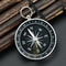 Portable Aluminum Survival Compass for Hiking Camping Emergency Navigation Tool