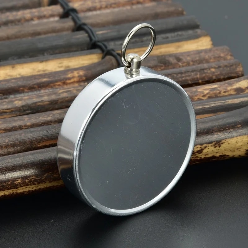 Portable Aluminum Survival Compass for Hiking Camping Emergency Navigation Tool